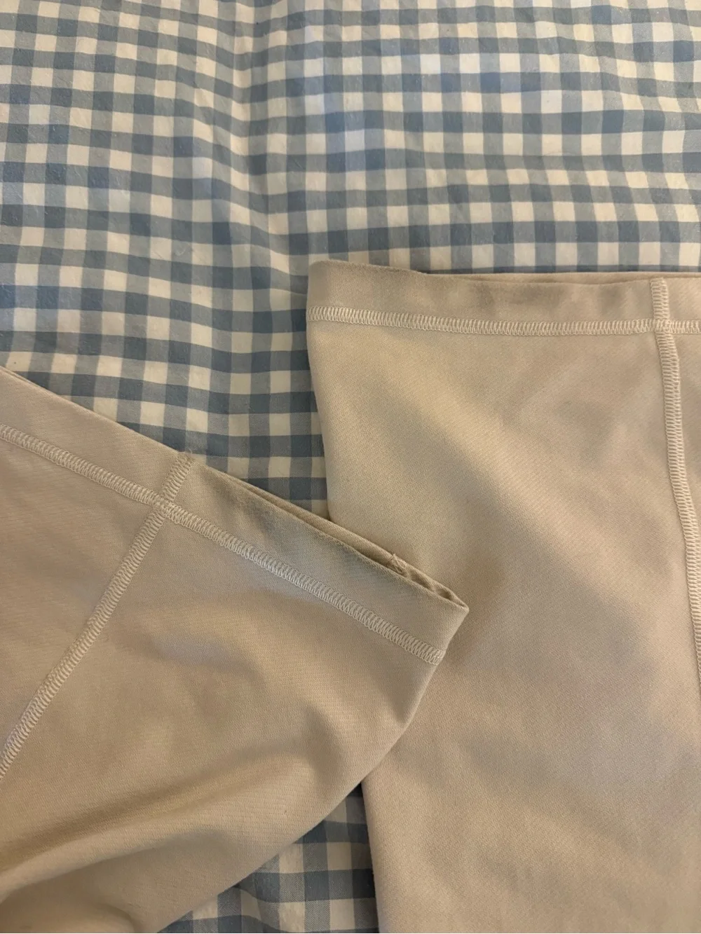 Lululemon Light Beige High-Rise Leggings